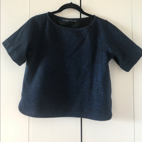 Blue Shimmer Blouse - Picture 1 of 1